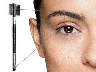 The Mary Kay® Eyeliner/Eyebrow Brush is your double-duty beauty tool, perfecting eyeliner and brows.