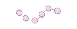 Purple and pink ingredient illustration representing peptides