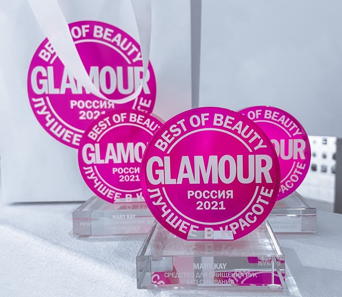 3 продукта Mary Kay стали победителями премии Glamour Best of Beauty 2021